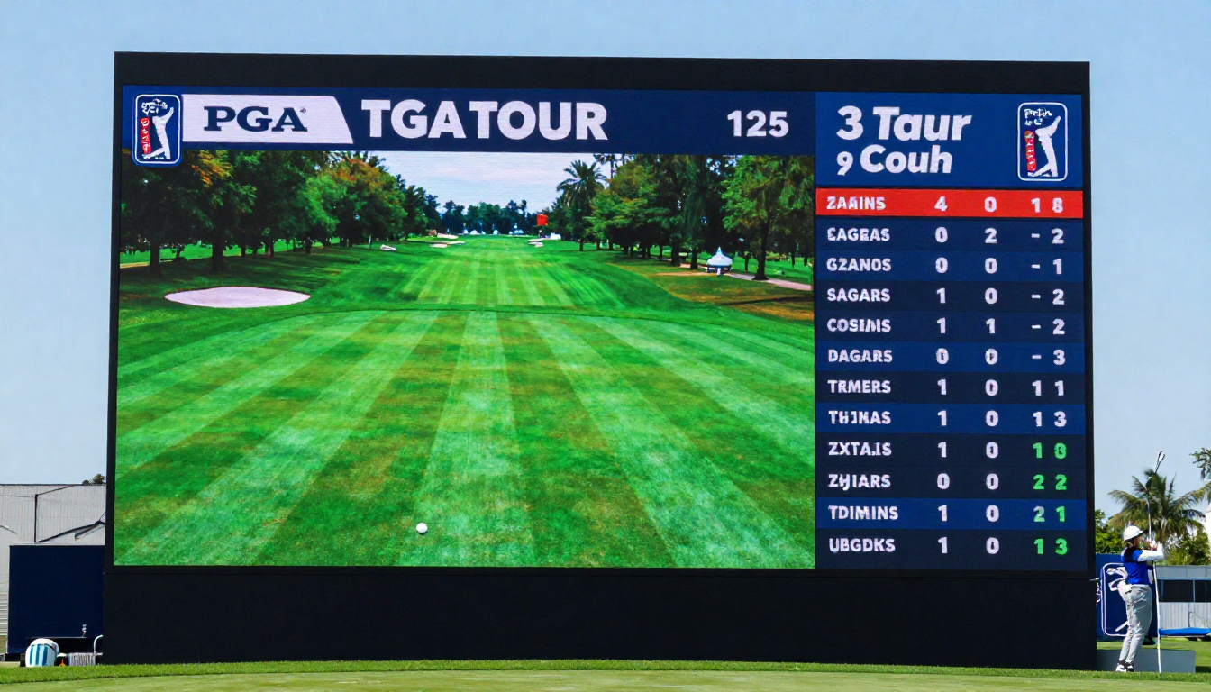 pga tour live scores